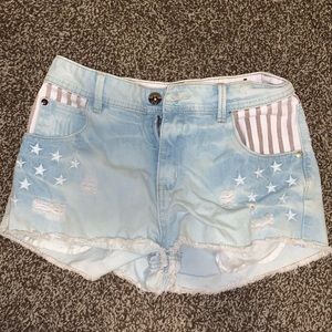 American Flag Shorts